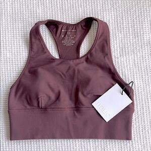 NWT Italic Aura Racerback Women's Mauve Pink Sports Bra sz XS